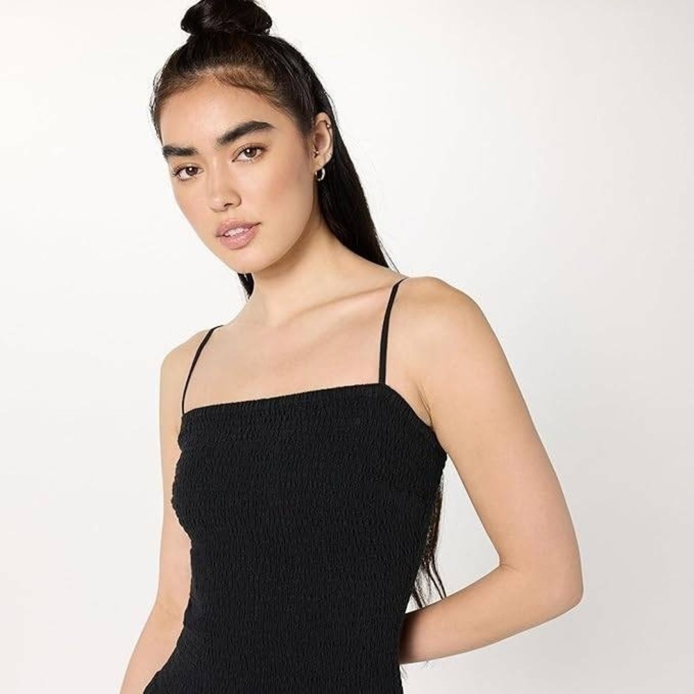 The Drop | Florencia Smocked Bodice Linen Maxi Dress | SMALL - Picture 2 of 6